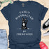 Easily distracted by frenchies - V17 - The Wave T-Shirt